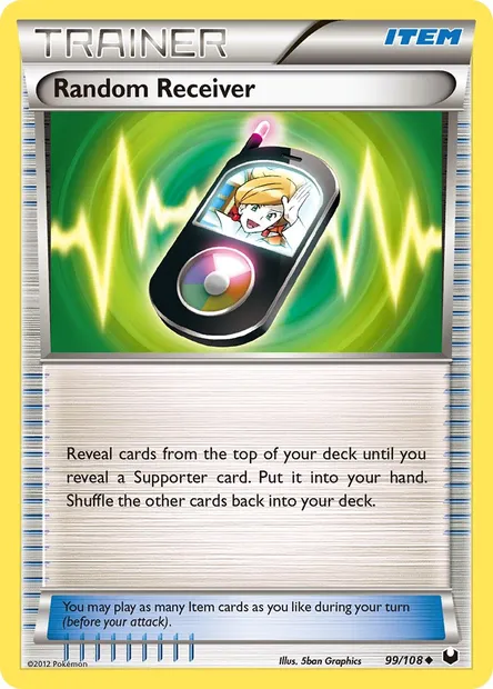 Random Receiver, Pokémon card DEX 99 — Dark Explorers set