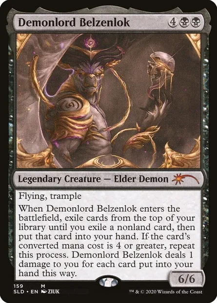 Demonlord Belzenlok, Magic card SLD 159 — Secret Lair Drop set