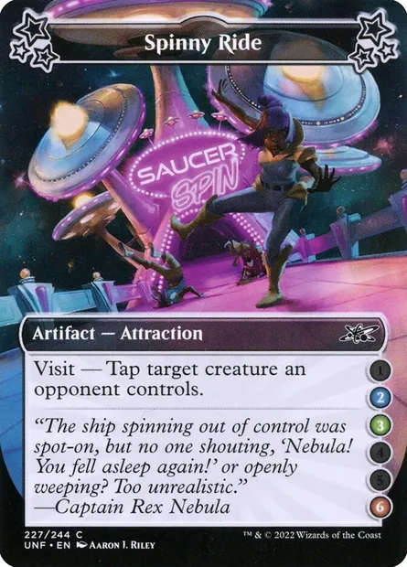 Spinny Ride, Magic card UNF 227a — Unfinity set