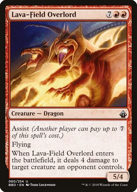 Lava-Field Overlord, carte Magic BBD 60 — extension Battlebond