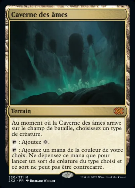 Caverne des âmes, carte Magic 2X2 320 — extension Double Masters 2022