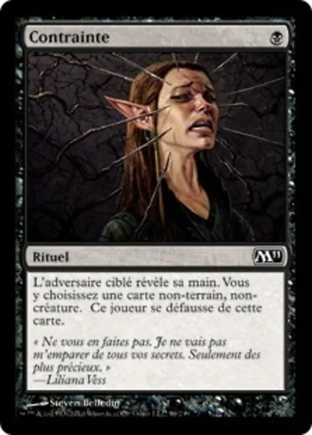 Contrainte, carte Magic M11 96 — extension Magic 2011