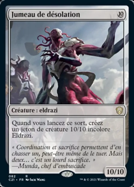 Jumeau de désolation, carte Magic C21 82 — extension Commander 2021