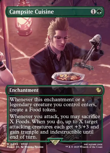 Campsite Cuisine, carte Magic FIC 464 — extension Final Fantasy Commander