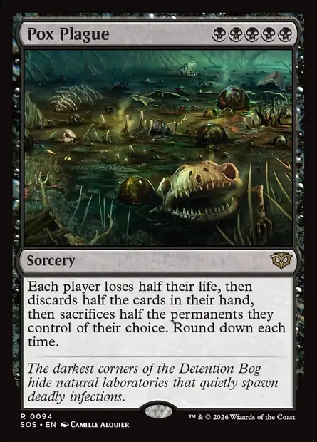 Pox Plague, Magic card SOS 94 — Secrets of Strixhaven set