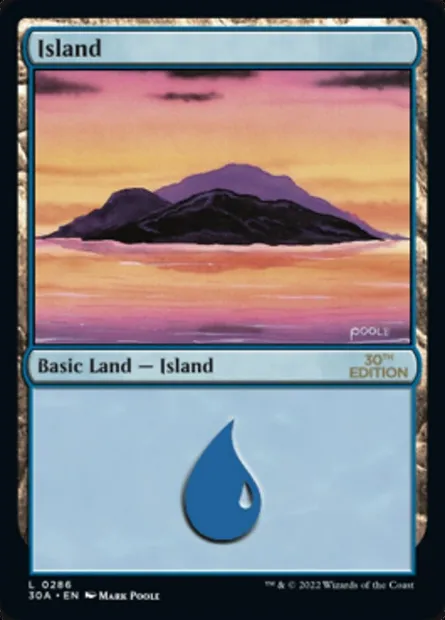Île, carte Magic 30A 286 — extension 30th Anniversary Edition