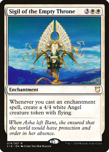 Sigil of the Empty Throne, Magic card C18 74 — Commander 2018 set