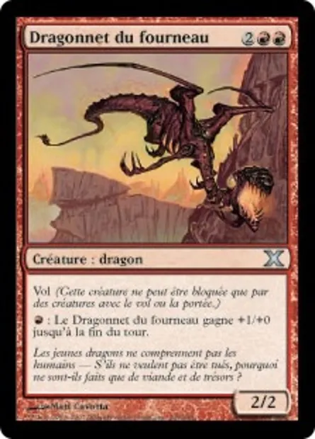 Dragonnet du fourneau, carte Magic 10E 205 — extension Dixième édition