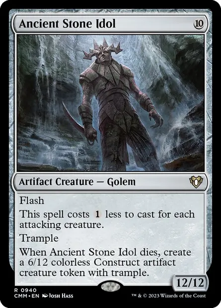 Ancient Stone Idol, Magic card CMM 940 — Commander Masters set