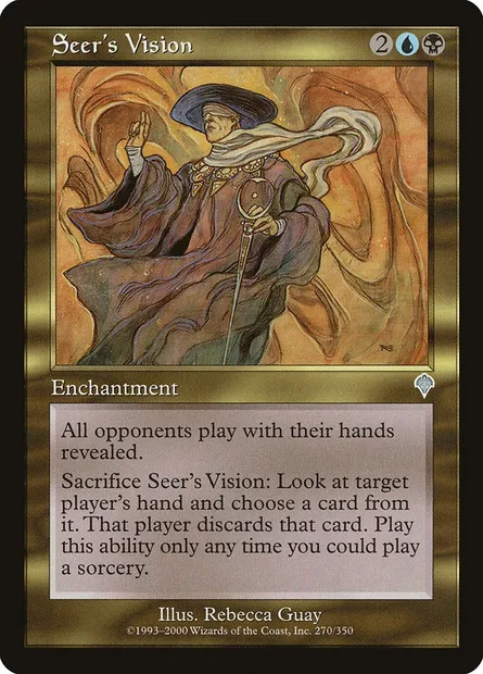 Seer's Vision, Magic card INV 270 — Invasion set