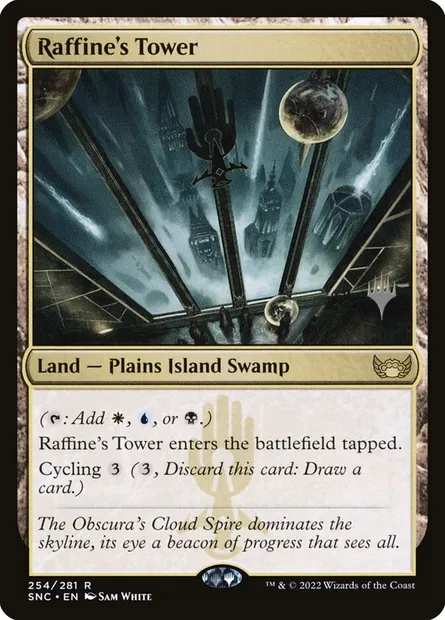 Raffine's Tower, Magic card PSNC 254p — Streets of New Capenna Promos set