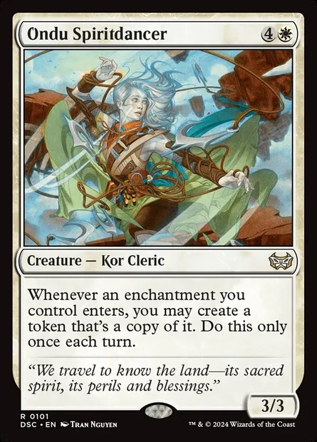 Ondu Spiritdancer, Magic card DSC 101 — Duskmourn: House of Horror Commander set