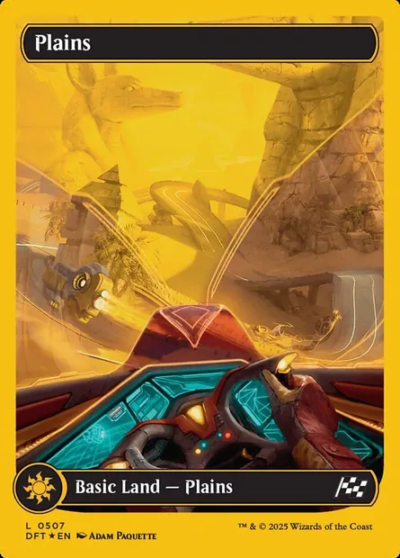 Plains, Magic card DFT 507 — Aetherdrift set