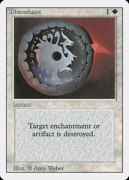 Disenchant, Magic card 3ED 17 — Revised Edition set