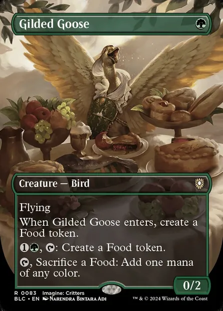 Gilded Goose, Magic card BLC 83 — Bloomburrow Commander set