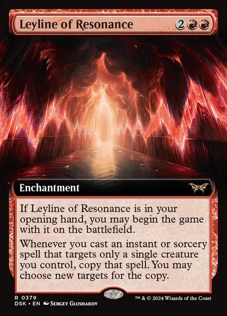 Leyline of Resonance, Magic card DSK 379 — Duskmourn: House of Horror set