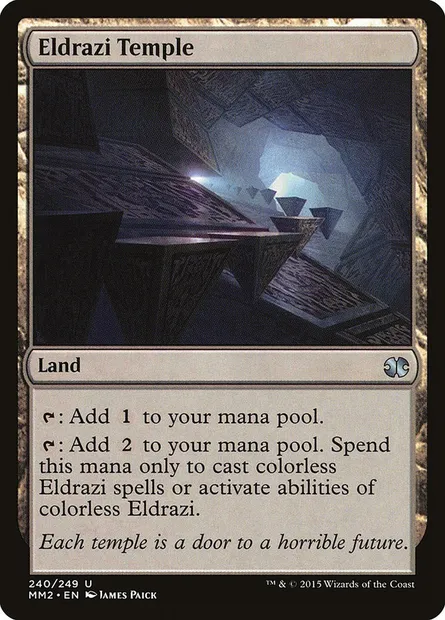 Eldrazi Temple, Magic card MM2 240 — Modern Masters 2015 set