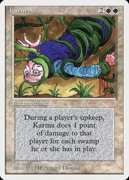 Karma, Magic card SUM 26 — Summer Magic / Edgar set