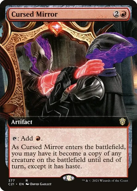 Cursed Mirror, Magic card C21 377 — Commander 2021 set