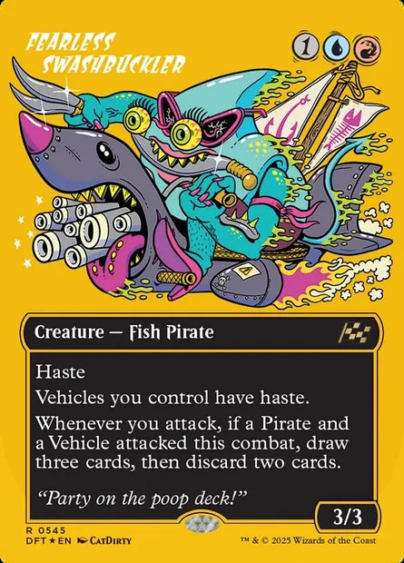 Fearless Swashbuckler, Magic card DFT 545 — Aetherdrift set