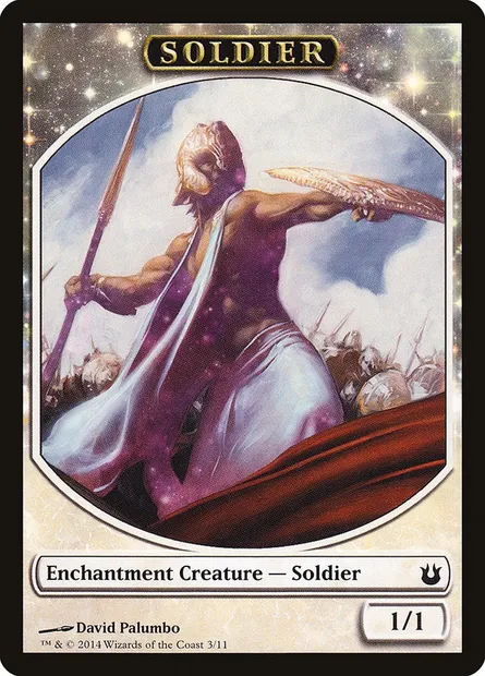 Soldier, Magic card TBNG 3 — Born of the Gods Tokens set
