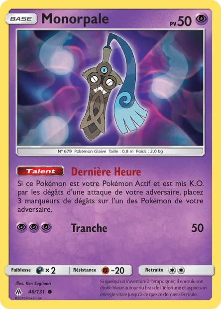 Monorpale, carte Pokémon FLI 46 — extension Lumière Interdite