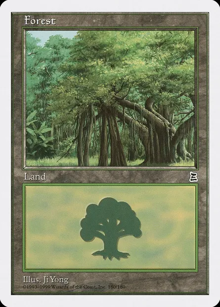Forest, Magic card PTK 180 — Portal Three Kingdoms set