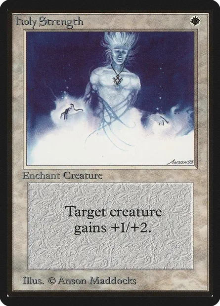 Holy Strength, Magic card LEB 25 — Limited Edition Beta set