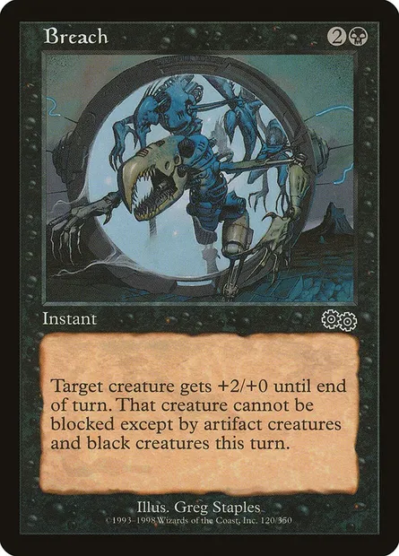 Brèche, carte Magic USG 120 — extension Epopée d'Urza