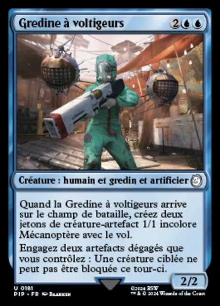 Gredine à voltigeurs, carte Magic PIP 181 — extension Fallout