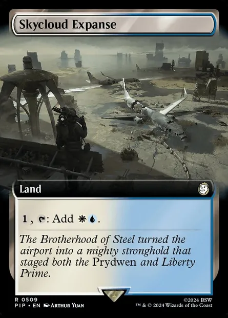 Skycloud Expanse, Magic card PIP 509 — Fallout set