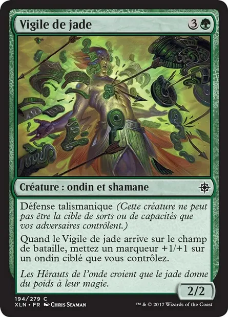 Vigile de jade, carte Magic XLN 194 — extension Ixalan