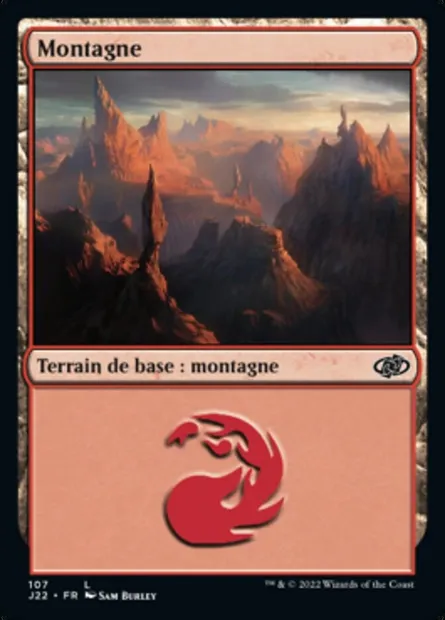 Montagne, carte Magic J22 107 — extension Jumpstart 2022