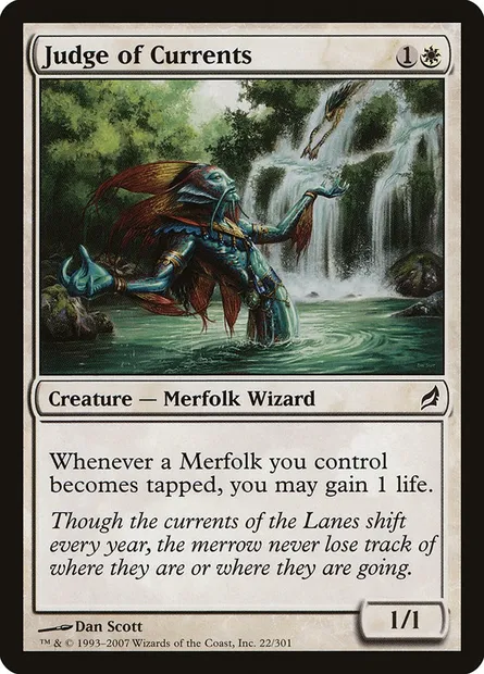 Judge of Currents, Magic card LRW 22 — Lorwyn set