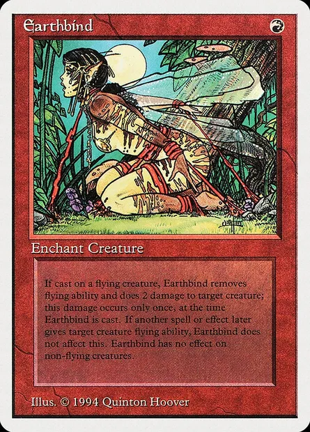 Earthbind, Magic card SUM 147 — Summer Magic / Edgar set