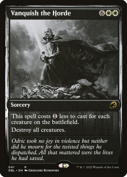 Vanquish the Horde, Magic card DBL 41 — Innistrad: Double Feature set