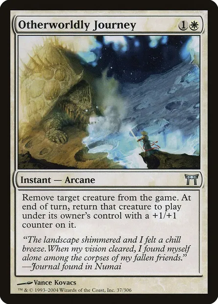 Otherworldly Journey, Magic card CHK 37 — Champions of Kamigawa set