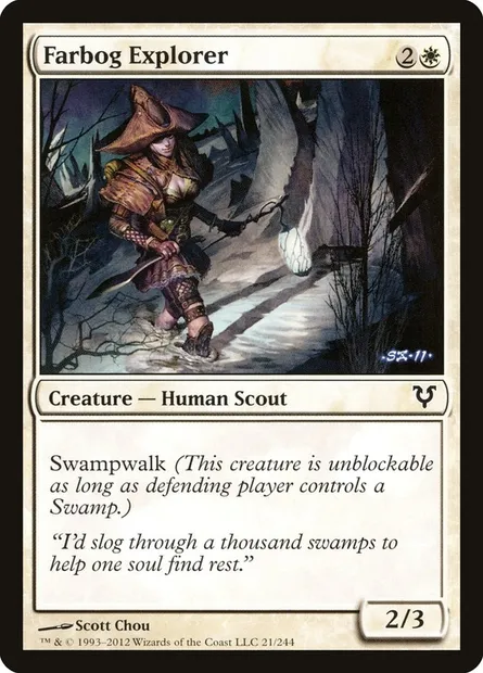 Farbog Explorer, Magic card AVR 21 — Avacyn Restored set