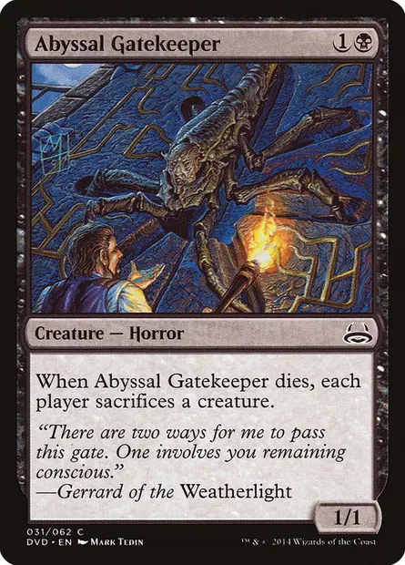 Abyssal Gatekeeper, Magic card DVD 31 — Duel Decks Anthology: Divine vs. Demonic set