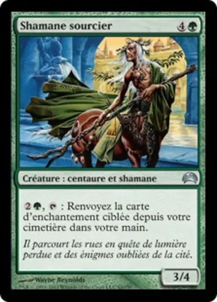 Shamane sourcier, carte Magic PC2 63 — extension Planechase 2012