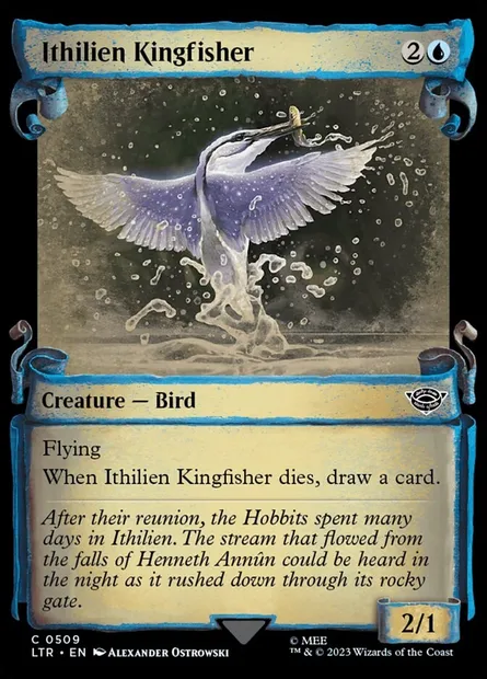Ithilien Kingfisher, Magic card LTR 509 — The Lord of the Rings: Tales of Middle-earth set