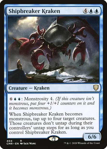 Shipbreaker Kraken, Magic card CMR 404 — Commander Legends set