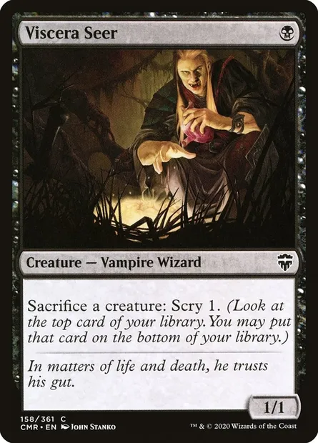 Viscera Seer, Magic card CMR 158 — Commander Legends set