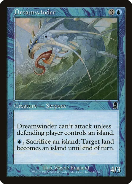 Dreamwinder, Magic card ODY 83 — Odyssey set