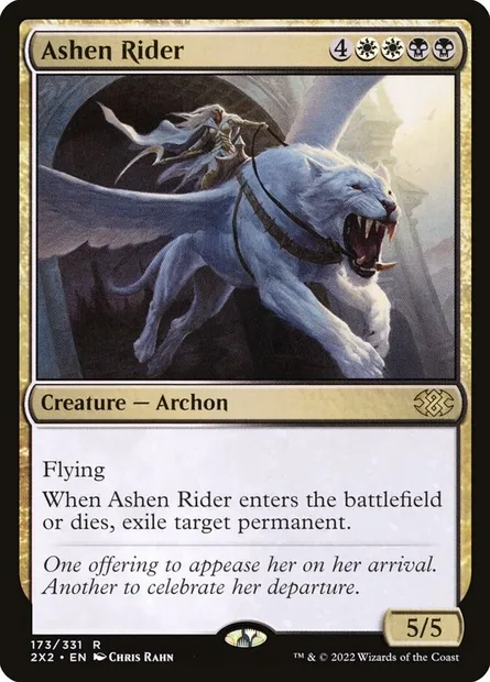 Ashen Rider, Magic card 2X2 173 — Double Masters 2022 set