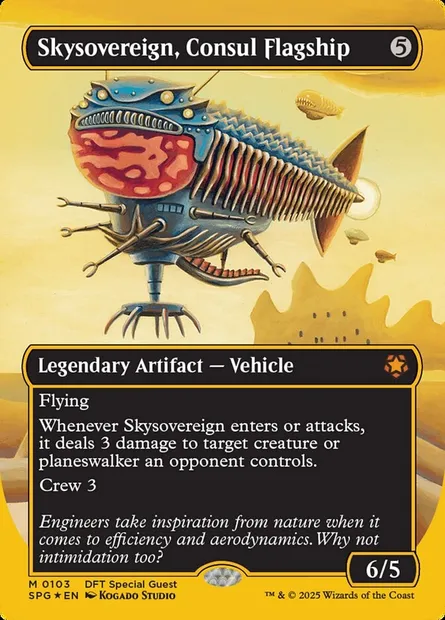 Skysovereign, Consul Flagship, Magic card SPG 103 — Special Guests set