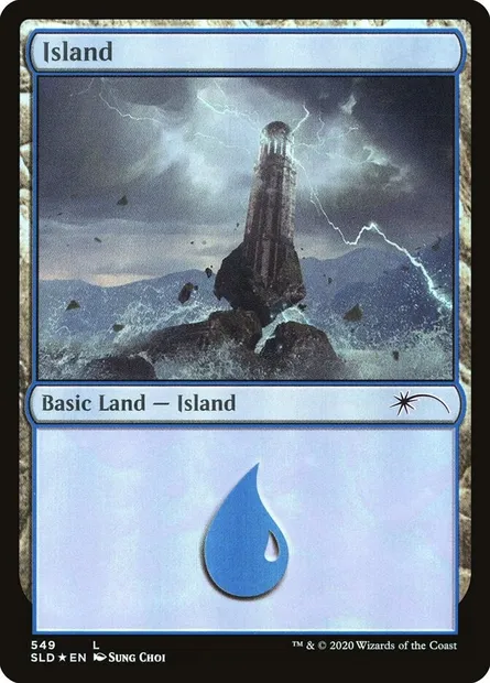 Île, carte Magic SLD 549 — extension Secret Lair Drop