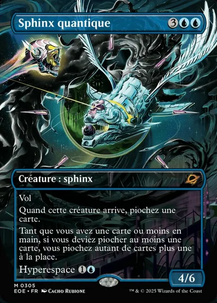 Sphinx quantique, carte Magic EOE 305 — extension Edge of Eternities