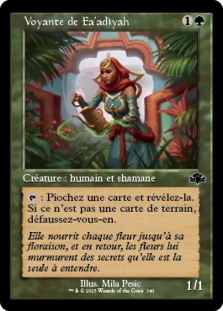 Voyante de Fa'adiyah, carte Magic DMR 340 — extension Dominaria Remastered