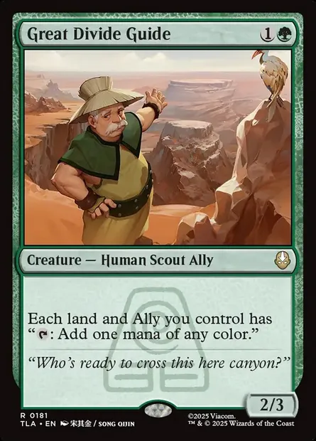 Great Divide Guide, Magic card TLA 181 — Avatar: The Last Airbender set